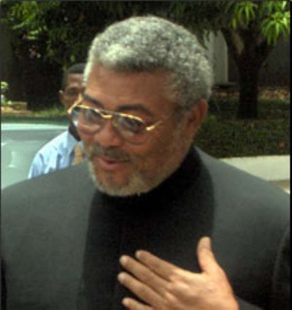 Former President Rawlings calls for calm